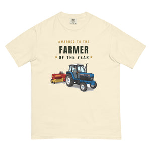 Furrow & Fields T-Shirt Ivory / S Farmer of the Year Ford 6640 SLE | Unisex Premium T-shirt Quality Farmers Merch