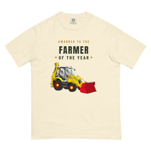 Furrow & Fields T-Shirt Ivory / S Farmer of the Year JCB 3CX 70th Anniversary Edition | Unisex Premium T-shirt Quality Farmers Merch