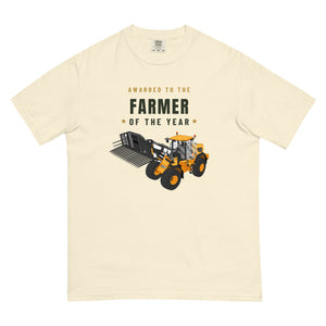 Furrow & Fields T-Shirt Ivory / S Farmer of the Year JCB 435 S Farm Master | Unisex Premium T-shirt Quality Farmers Merch