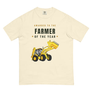 Furrow & Fields T-Shirt Ivory / S Farmer of the Year JCB 4CX Project 8 | Unisex Premium T-shirt Quality Farmers Merch