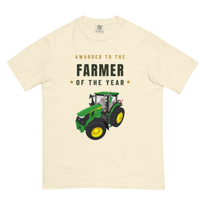 Furrow & Fields T-Shirt Ivory / S Farmer of the Year John Deere 7R 350 AutoPowr | Unisex Premium T-shirt Quality Farmers Merch