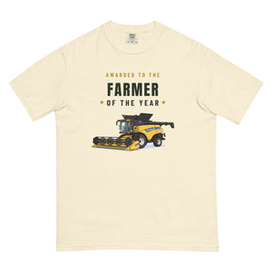 Furrow & Fields T-Shirt Ivory / S Farmer of the Year New Holland CR 9.90 | Unisex Premium T-shirt Quality Farmers Merch