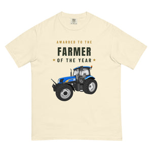 Furrow & Fields T-Shirt Ivory / S Farmer of the Year New Holland TS 135A | Unisex Premium T-shirt Quality Farmers Merch