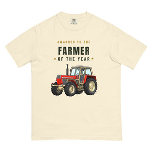 Furrow & Fields T-Shirt Ivory / S Farmer of the Year Zetor 12045 | Unisex Premium T-shirt Quality Farmers Merch