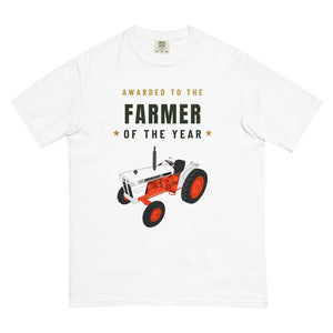 Furrow & Fields T-Shirt White / S Farmer of the Year Case David Brown 995 | Unisex Premium T-shirt Quality Farmers Merch