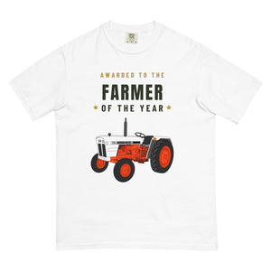 Furrow & Fields T-Shirt White / S Farmer of the Year Case David Brown 996 | Unisex Premium T-shirt Quality Farmers Merch