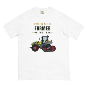 Furrow & Fields T-Shirt White / S Farmer of the Year Claas Axion 900 | Unisex Premium T-shirt Quality Farmers Merch