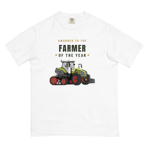 Furrow & Fields T-Shirt White / S Farmer of the Year Claas Axion 930 | Unisex Premium T-shirt Quality Farmers Merch