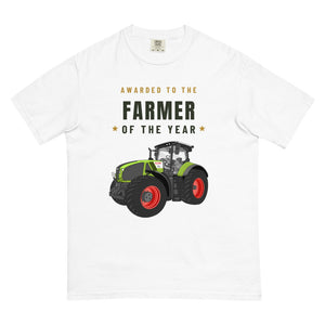 Furrow & Fields T-Shirt White / S Farmer of the Year Claas Axion 960 | Unisex Premium T-shirt Quality Farmers Merch