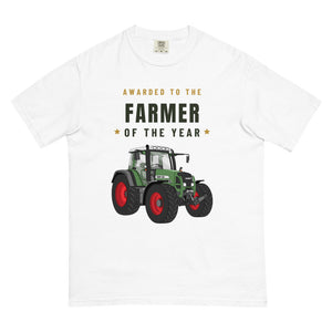 Furrow & Fields T-Shirt White / S Farmer of the Year Fendt 820 Vario TMS | Unisex Premium T-shirt Quality Farmers Merch