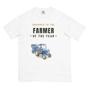 Furrow & Fields T-Shirt White / S Farmer of the Year Ford 7600 Watercolour | Unisex Premium T-shirt Quality Farmers Merch