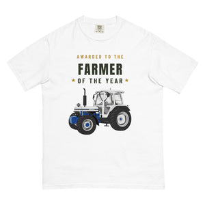Furrow & Fields T-Shirt White / S Farmer of the Year Ford 7810 Jubilee Edition Silver Tractor | Unisex Premium T-shirt Quality Farmers Merch