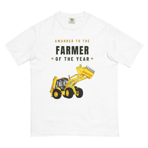 Furrow & Fields T-Shirt White / S Farmer of the Year JCB 4CX Project 8 | Unisex Premium T-shirt Quality Farmers Merch