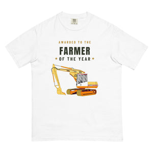 Furrow & Fields T-Shirt White / S Farmer of the Year JCB 814 Super | Unisex Premium T-shirt Quality Farmers Merch
