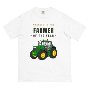 Furrow & Fields T-Shirt White / S Farmer of the Year John Deere 6120 M | Unisex Premium T-shirt Quality Farmers Merch