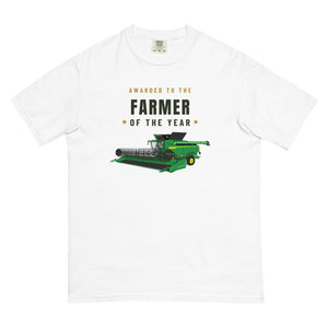 Furrow & Fields T-Shirt White / S Farmer of the Year John Deere X9 1100 Combine | Unisex Premium T-shirt Quality Farmers Merch