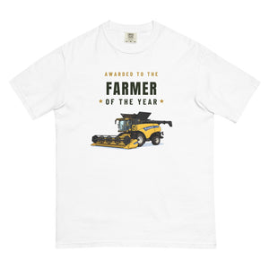 Furrow & Fields T-Shirt White / S Farmer of the Year New Holland CR 9.90 | Unisex Premium T-shirt Quality Farmers Merch