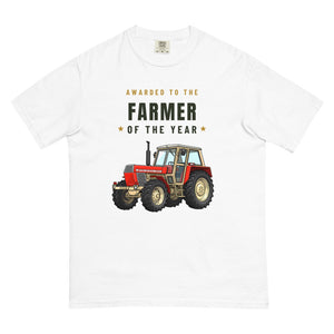Furrow & Fields T-Shirt White / S Farmer of the Year Zetor 12045 | Unisex Premium T-shirt Quality Farmers Merch