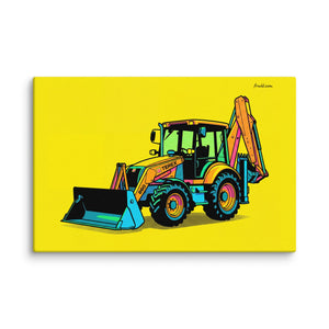 Furrow & Fields Terex 860 Elite Pop Art | Canvas Quality Farmers Merch