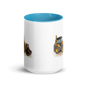 Furrow & Fields Terex 860 Elite Watercolor | 15 oz Mug with Color Inside Quality Farmers Merch