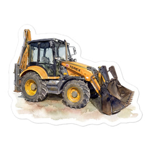 Furrow & Fields Terex 860 Elite Watercolor | Bubble-free stickers Quality Farmers Merch