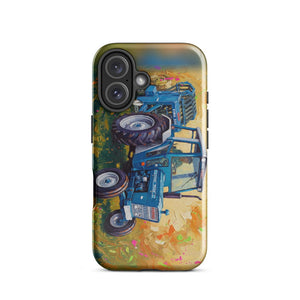 Furrow & Fields Tough Case for iPhone® Ford 7600 Splash Art | Tough Case for iPhone® Quality Farmers Merch