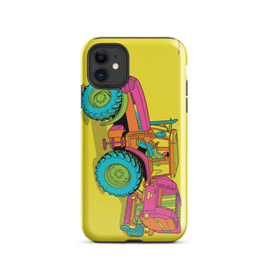 Furrow & Fields Tough Case for iPhone® iPhone 11 Case IH Maxxum MXM130 Pop Art | Tough Case for iPhone® Quality Farmers Merch