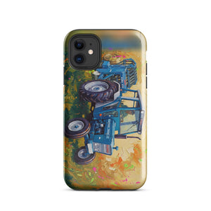 Furrow & Fields Tough Case for iPhone® iPhone 11 Ford 7600 Splash Art | Tough Case for iPhone® Quality Farmers Merch