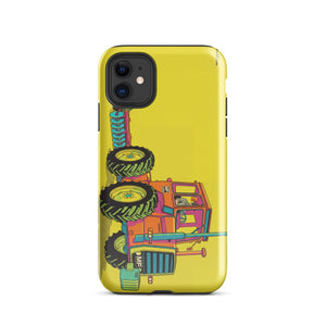 Furrow & Fields Tough Case for iPhone® iPhone 11 Massey Ferguson 1200 Pop Art | Tough Case for iPhone® Quality Farmers Merch