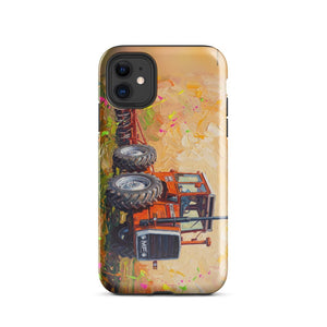 Furrow & Fields Tough Case for iPhone® iPhone 11 Massey Ferguson 1200 Splash Art | Tough Case for iPhone® Quality Farmers Merch