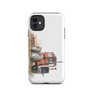 Furrow & Fields Tough Case for iPhone® iPhone 11 Massey Ferguson 1200 Watercolor | Tough Case for iPhone® Quality Farmers Merch