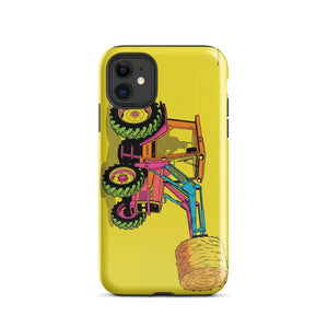 Furrow & Fields Tough Case for iPhone® iPhone 11 Massey Ferguson 3070 Autotronic Pop Art | Tough Case for iPhone® Quality Farmers Merch