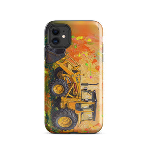 Furrow & Fields Tough Case for iPhone® iPhone 11 Massey Ferguson 50E Splash Art | Tough Case for iPhone® Quality Farmers Merch