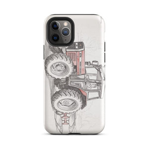 Furrow & Fields Tough Case for iPhone® iPhone 11 Pro Massey Ferguson 375 Pencil Sketch | Tough Case for iPhone® Quality Farmers Merch