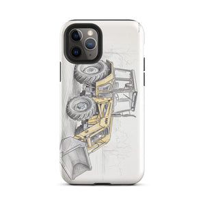 Furrow & Fields Tough Case for iPhone® iPhone 11 Pro Massey Ferguson 50E Pencil Sketch | Tough Case for iPhone® Quality Farmers Merch