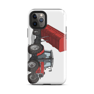 Furrow & Fields Tough Case for iPhone® iPhone 11 Pro Massey Ferguson 6180 Illustration | Tough Case for iPhone® Quality Farmers Merch