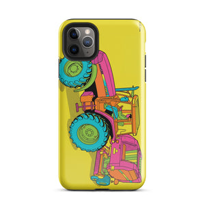 Furrow & Fields Tough Case for iPhone® iPhone 11 Pro Max Case IH Maxxum MXM130 Pop Art | Tough Case for iPhone® Quality Farmers Merch