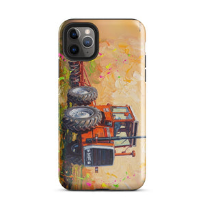 Furrow & Fields Tough Case for iPhone® iPhone 11 Pro Max Massey Ferguson 1200 Splash Art | Tough Case for iPhone® Quality Farmers Merch