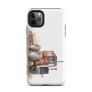 Furrow & Fields Tough Case for iPhone® iPhone 11 Pro Max Massey Ferguson 1200 Watercolor | Tough Case for iPhone® Quality Farmers Merch