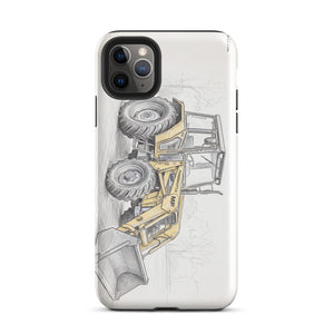 Furrow & Fields Tough Case for iPhone® iPhone 11 Pro Max Massey Ferguson 50E Pencil Sketch | Tough Case for iPhone® Quality Farmers Merch