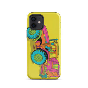 Furrow & Fields Tough Case for iPhone® iPhone 12 Case IH Maxxum MXM130 Pop Art | Tough Case for iPhone® Quality Farmers Merch