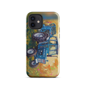 Furrow & Fields Tough Case for iPhone® iPhone 12 Ford 7600 Splash Art | Tough Case for iPhone® Quality Farmers Merch