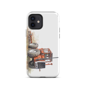 Furrow & Fields Tough Case for iPhone® iPhone 12 Massey Ferguson 1200 Watercolor | Tough Case for iPhone® Quality Farmers Merch