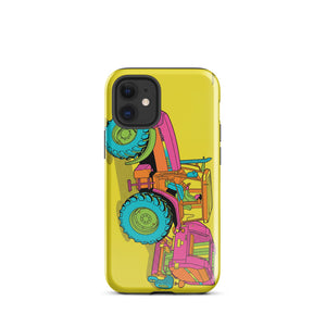 Furrow & Fields Tough Case for iPhone® iPhone 12 mini Case IH Maxxum MXM130 Pop Art | Tough Case for iPhone® Quality Farmers Merch