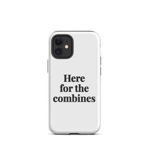 Furrow & Fields Tough Case for iPhone® iPhone 12 mini Here for the Combines | Tough Case for iPhone® Quality Farmers Merch