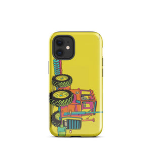 Furrow & Fields Tough Case for iPhone® iPhone 12 mini Massey Ferguson 1200 Pop Art | Tough Case for iPhone® Quality Farmers Merch