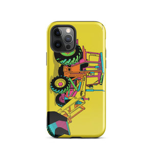 Furrow & Fields Tough Case for iPhone® iPhone 12 Pro Massey Ferguson 50E Pop Art | Tough Case for iPhone® Quality Farmers Merch