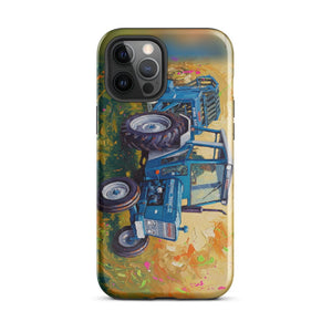 Furrow & Fields Tough Case for iPhone® iPhone 12 Pro Max Ford 7600 Splash Art | Tough Case for iPhone® Quality Farmers Merch