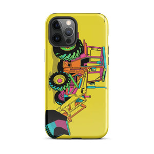 Furrow & Fields Tough Case for iPhone® iPhone 12 Pro Max Massey Ferguson 50E Pop Art | Tough Case for iPhone® Quality Farmers Merch