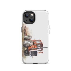 Furrow & Fields Tough Case for iPhone® iPhone 13 Massey Ferguson 1200 Watercolor | Tough Case for iPhone® Quality Farmers Merch